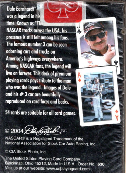 NASCAR Dale Earnhardt Playing Cards 54 Playing Cards