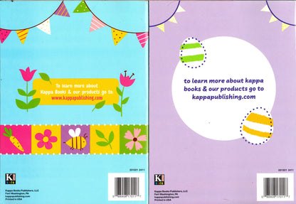 Easter Fun Time & Easter Adventures - Coloring & Activity Book (Set of 2 Books)