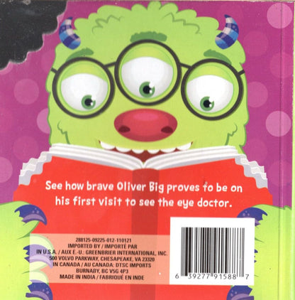 My Eye Doctor Visit: Oliver Big - Children's Board Book