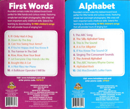 Educational Workbooks - Animals, My Day, Alphabet, First Words (Set of 4)