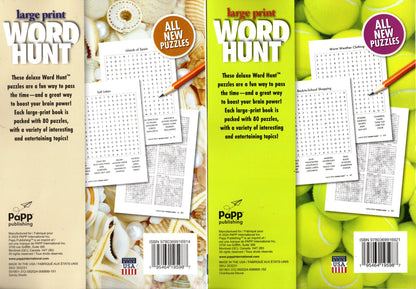 Large Print Word Hunt - All New Puzzles - Vol.149-152