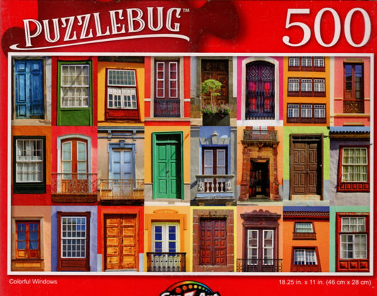 Colorful Windows - 500 Pieces Jigsaw Puzzle