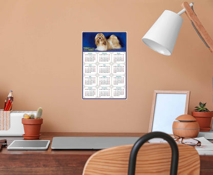 2025 Peel & Stick Calendar - Today is my Lucky Day Removable - Dogs 07 (12"x 8")