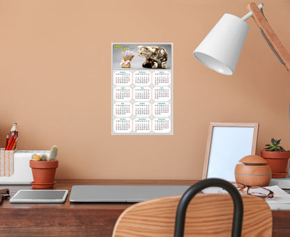 2025 Peel & Stick Calendar - Today is my Lucky Day Removable - Cat 025 (9"x 6")