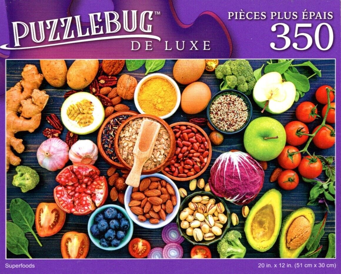 Superfoods - 350 Pieces Deluxe Jigsaw Puzzle