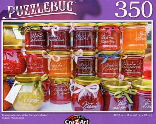 Homemade Jam at The Farmer`s Market - 350 Pieces Jigsaw Puzzle