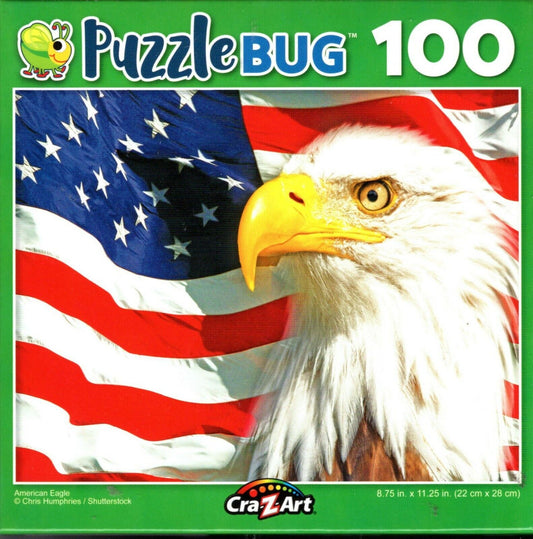 Puzzlebug American Eagle 100 Piece Jigsaw Puzzle