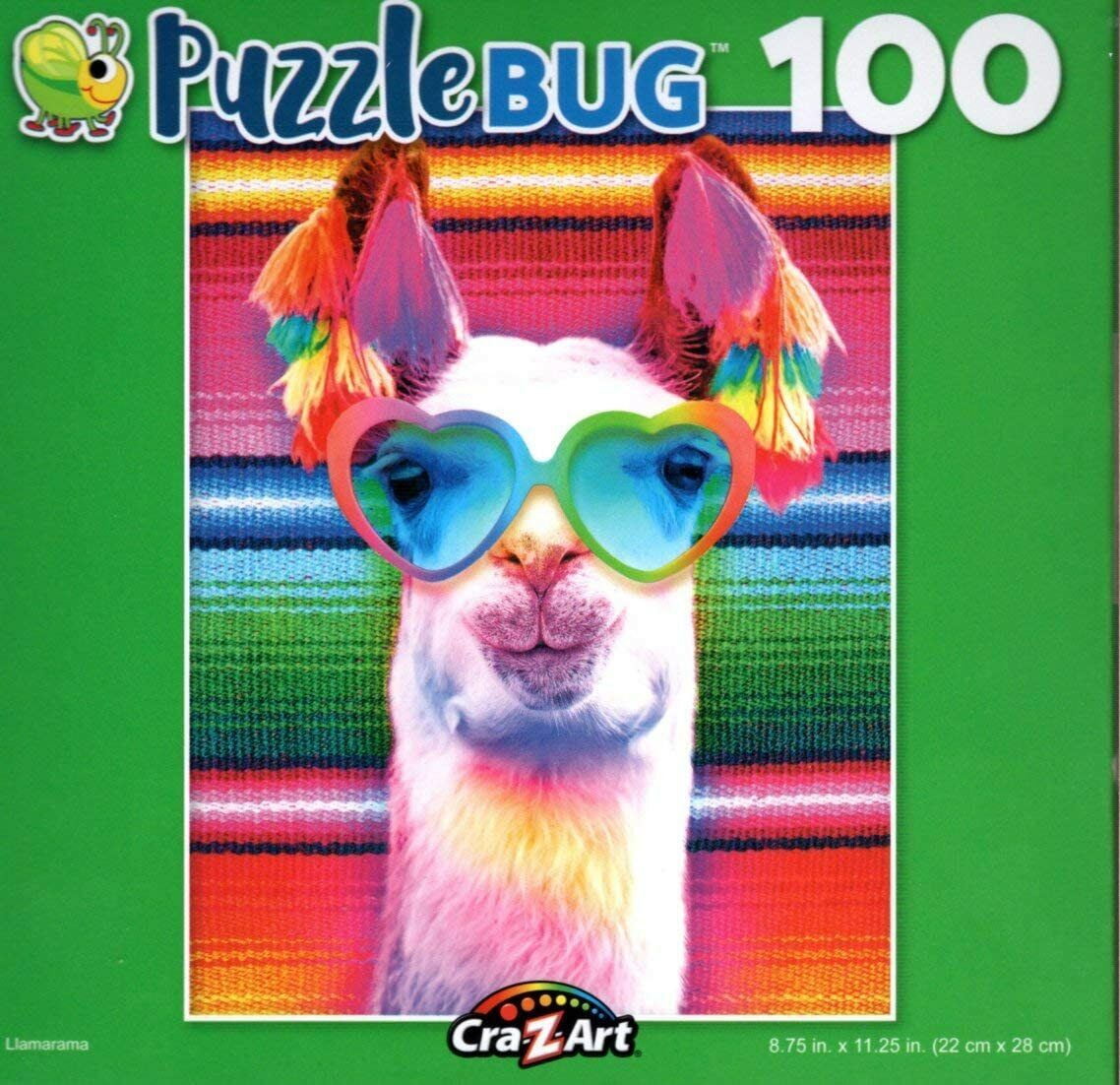 Llamarama - Puzzlebug - 100 Piece Jigsaw Puzzle