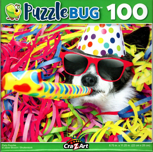 Party Poochie - 100 Pieces Jigsaw Puzzle