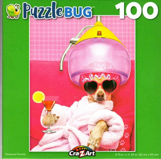 Pampered Poochie - 100 Pieces Jigsaw Puzzle