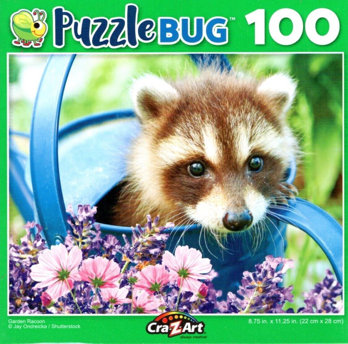 Garden Racoon - 100 Pieces Jigsaw Puzzle