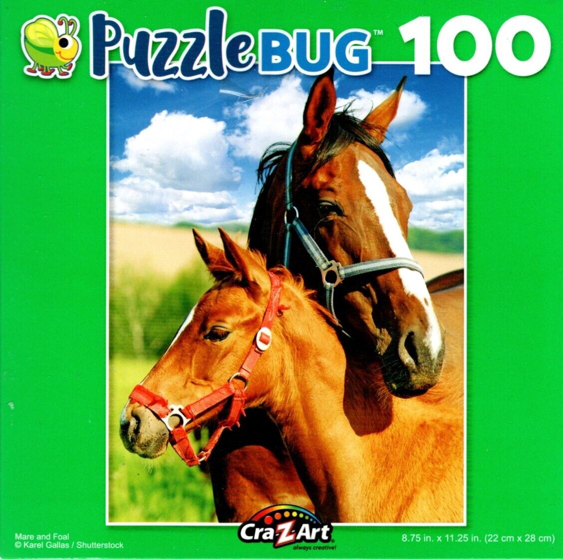 Mare and Foal - 100 Pieces Jigsaw Puzzle