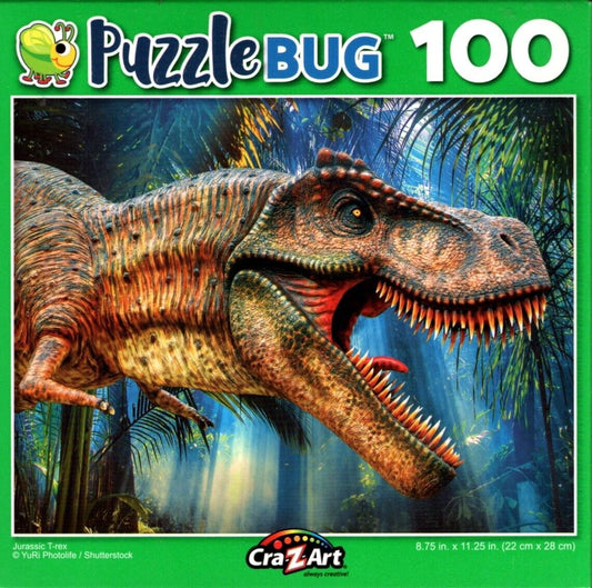 Jurassic T-rex - 100 Pieces Jigsaw Puzzle