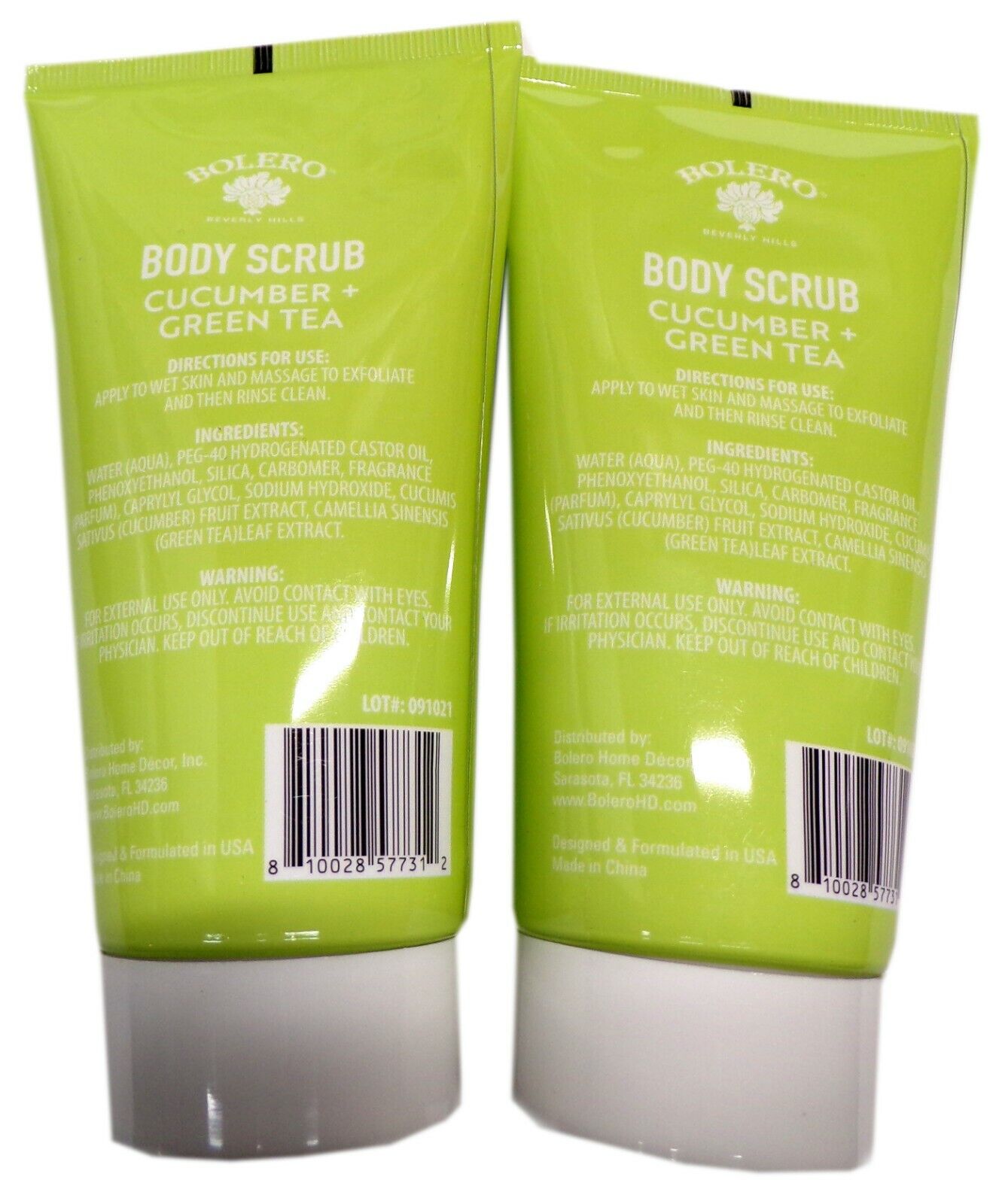 Body Scrub Cucumber & Green Tea Nurture 5fl oz (147.8ml) (Set of 2 Pack)