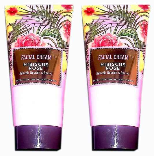 Bolero Beverly Hills Facial Cream Hibiscus Rose Refresh, Nourish & Revive 3fl oz (Set of 2)