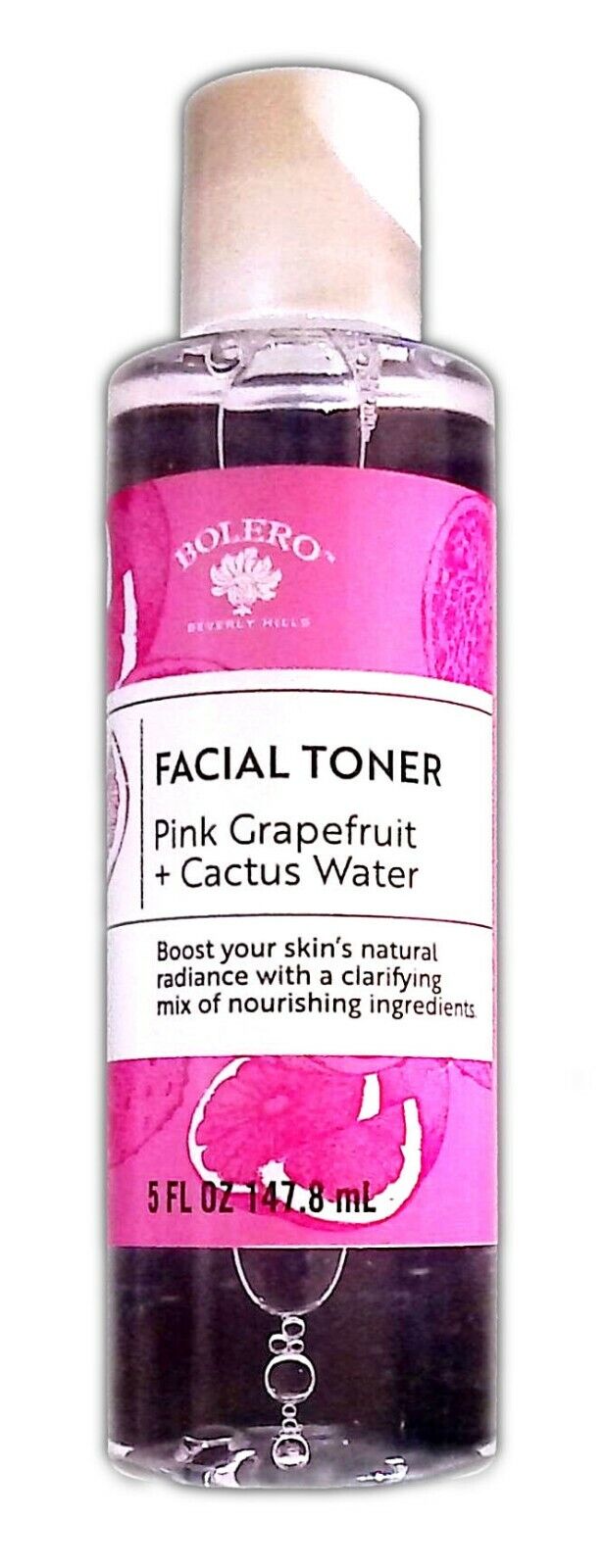 Bolero Facial Toner Pink Grapefruit + Cactus Water 5fl oz 147.8ml