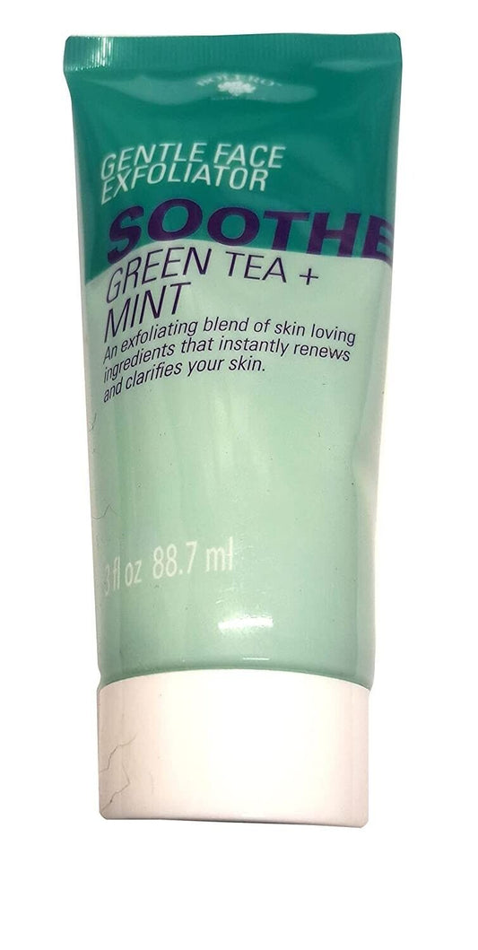 Bolero Gentle Facial Exfoliator Soothe - Green Tea & Mint 3fl oz (88.7ml)