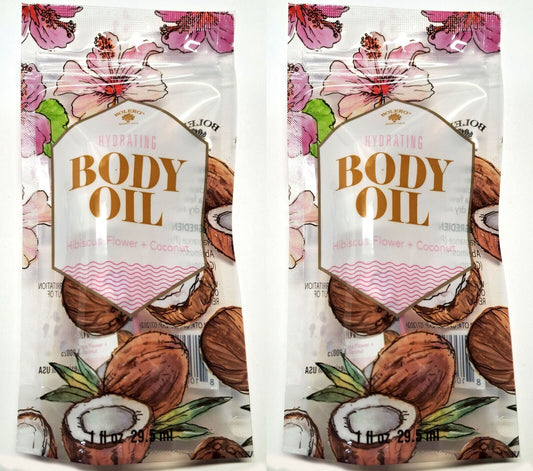 Bolero Hydrating Body Oil - Hibiscus Flower & Coconut 1fl oz (Set of 2)