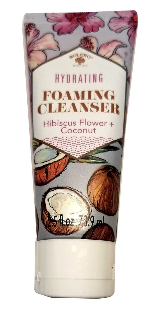 Bolero Hydrating Foaming Cleanser Hibiscus Flower & Coconut 2.5fl oz