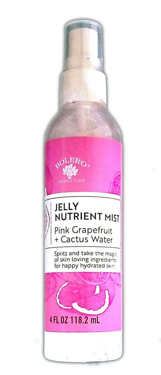 Bolero Jelly Nutrient Mist Pink Grapefruit + Cactus Water 4fl oz 118.2ml