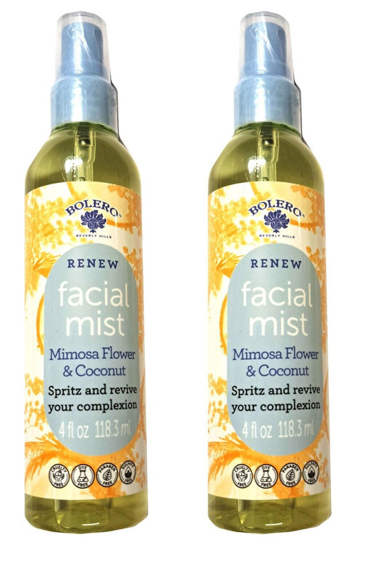 Bolero Renew Facial Mist - Mimosa Flower & Coconut 4fl oz (Set of 2)