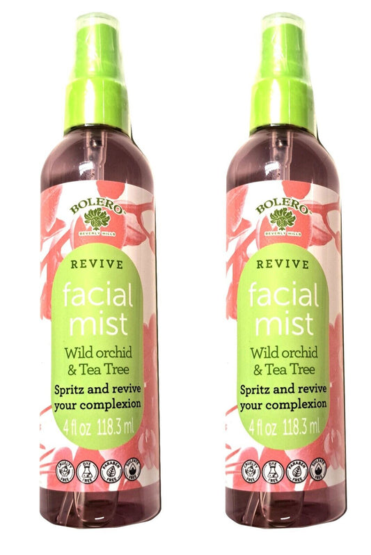 Bolero Renew Facial Mist - Wild Orchid & Tea Tree 4fl oz (Set of 2)