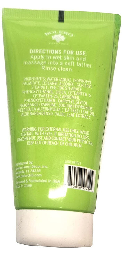 Bolero Renew Gentle Face Exfoliator - Tea Tree & Aloe Vera 3fl oz