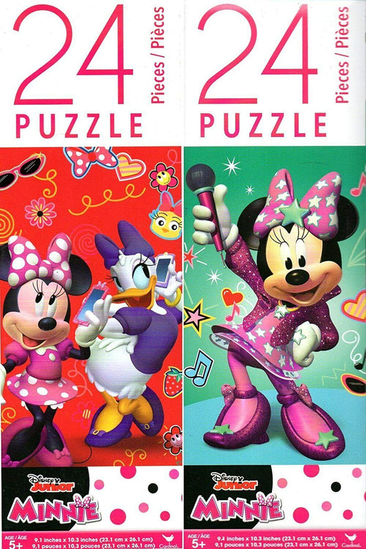 Disney Junior Minnie - 24 Pieces Jigsaw Puzzle (Set of 2)