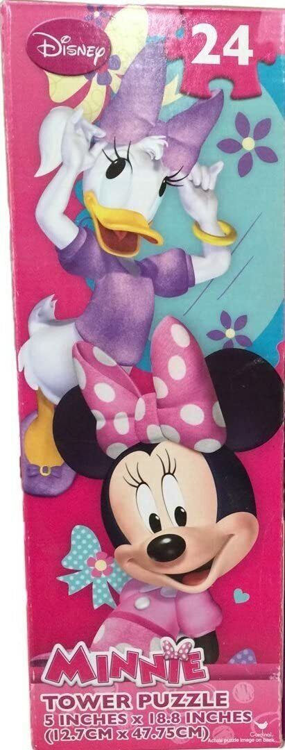 Disney Minnie Mouse 24 Piece Tower Jigsaw Puzzle (Assorted, Designs Vary)