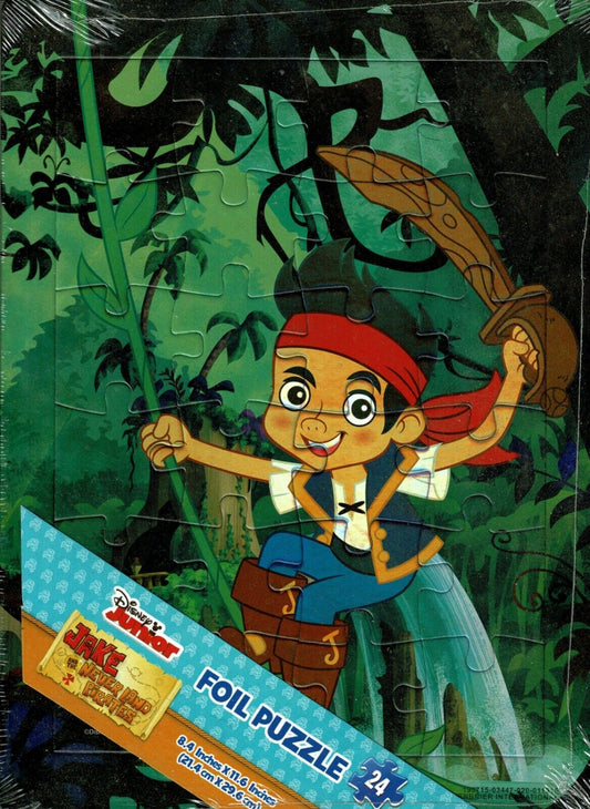 Jake and the Never Land Pirates - 24 Pieces Foil Jigsaw Puzzle - V2