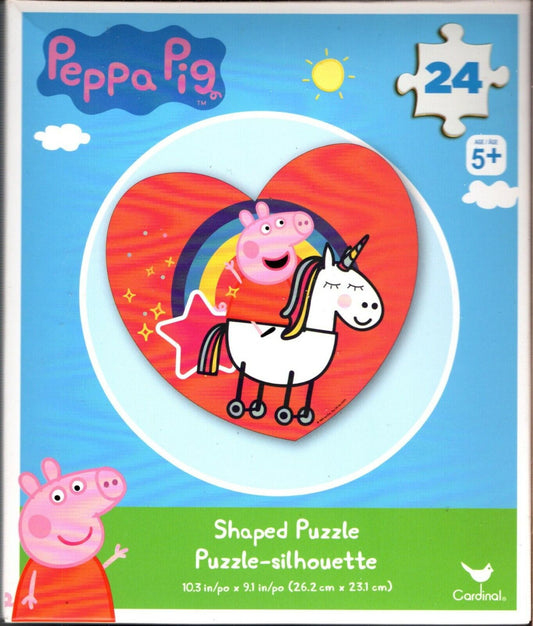 Peppa Pig - 24 Shaped Jigsaw Puzzle