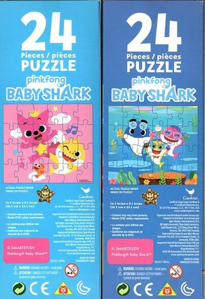 Pinkfong Baby Shark - 24 Pieces Jigsaw Puzzle (Set of 2)