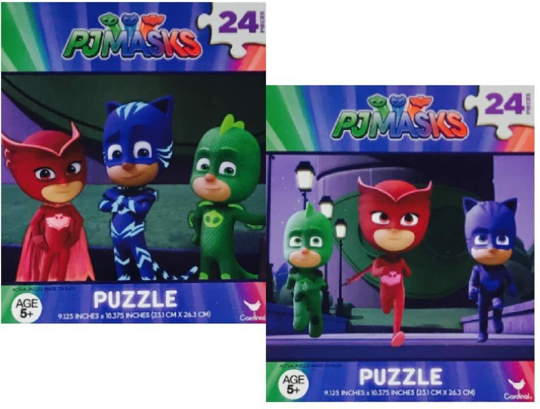 PJ Masks Jigsaw Puzzle 2 Pack Assorted Designs 24 Piece Assorted Design