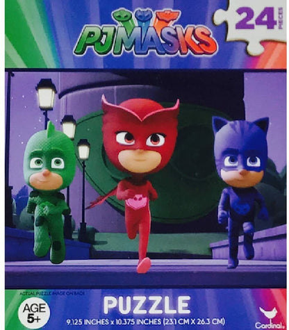 PJ Masks Jigsaw Puzzle 2 Pack Assorted Designs 24 Piece Assorted Design