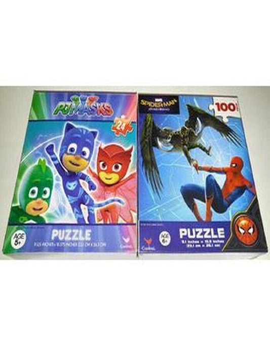 SpiderMan Homecoming and PJMasks Jigsaw Puzzle 24pieces