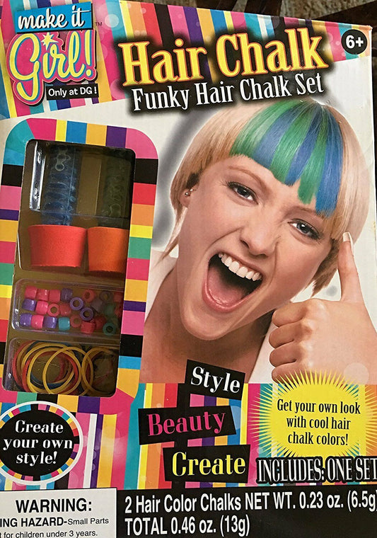 Hair Chalk Funky Hair Chalk Set by Kids Stuff