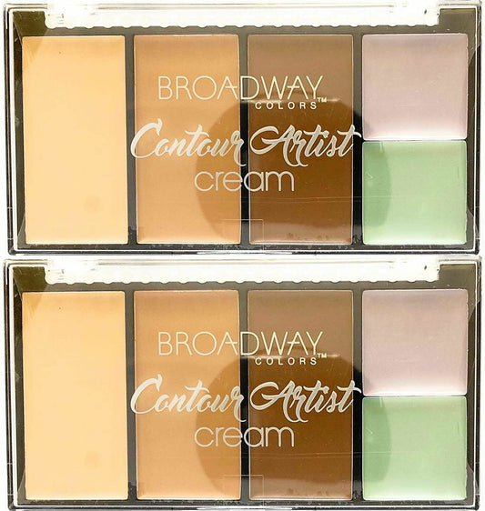 Broadway Colors (1) Contour Artist Cream - BCK01 Light/Medium set of 2