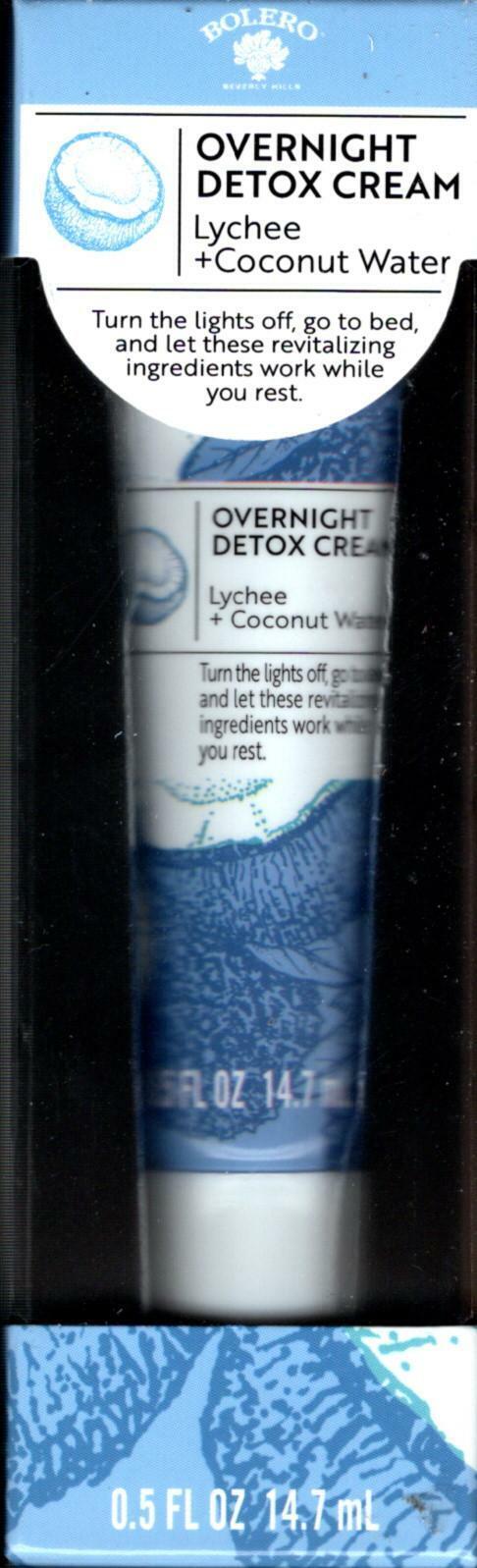 Overnight Detox Cream Lychee + Coconut Water 5fl oz (14.7ml)