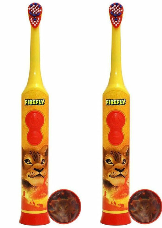 Firefly Firefly Clean N' Protect Lion King Power Toothbrush (Set of 2 Pack)