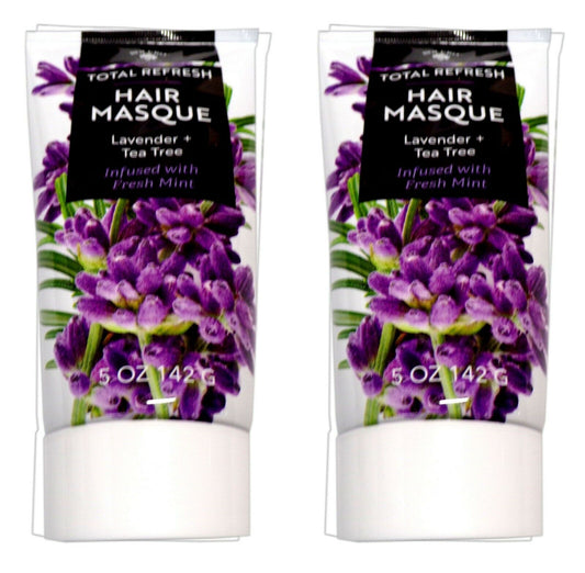 Hair Masque Lavender & Tea Tree Infused with Fresh Mint 5fl oz (142 ml) Set