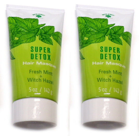 Super Detox Hair Masque Fresh Mint + Witch Hazel 5fl oz (142ml) (Set of 2)