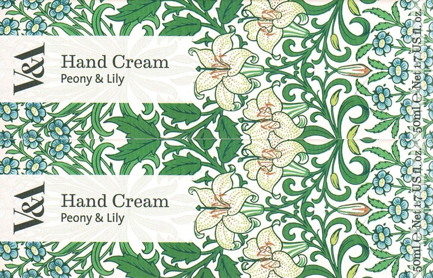 Peony & Lily Hand Cream 50ml. 1,7fl.oz (Set of 2)