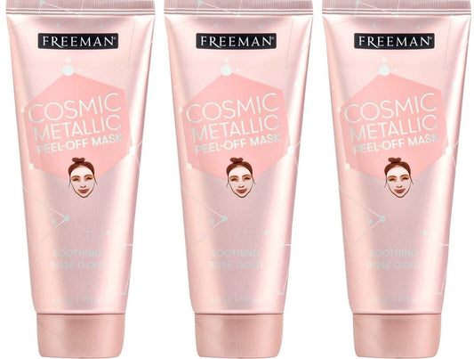 Freeman Cosmic Metallic Rose Gold Peel-Off Facial Mask (3 Pack)