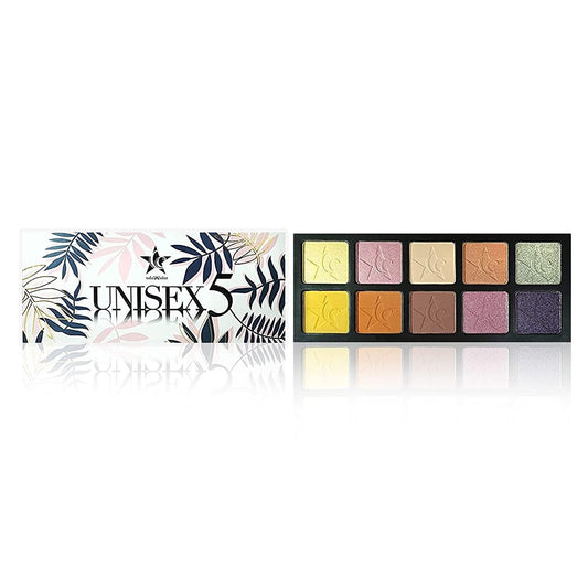 Ccolor Cosmetics - Unisex 5, 10-Color Eyeshadow Palette, Highly Pigmented Eye