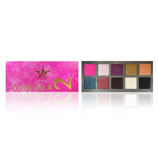 Ccolor Cosmetics - Unisex 2, 10-Color Eyeshadow Palette, Matte, Metallic & Shim