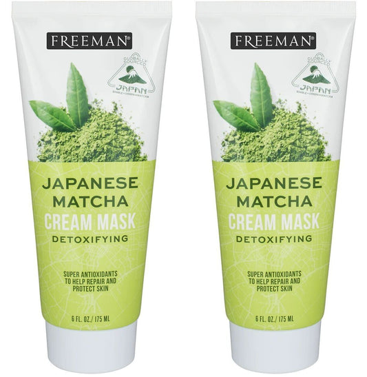 Exotic Blends Detoxifying Japanese Matcha Cream Mask (Set of 2 Pack)