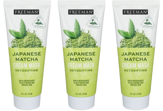 Exotic Blends Detoxifying Japanese Matcha Cream Mask (Set of 3 Pack)