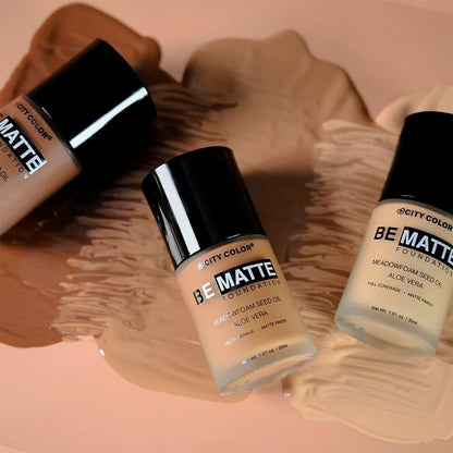 Matte 204- Be Matte Foundation (Set of 3)