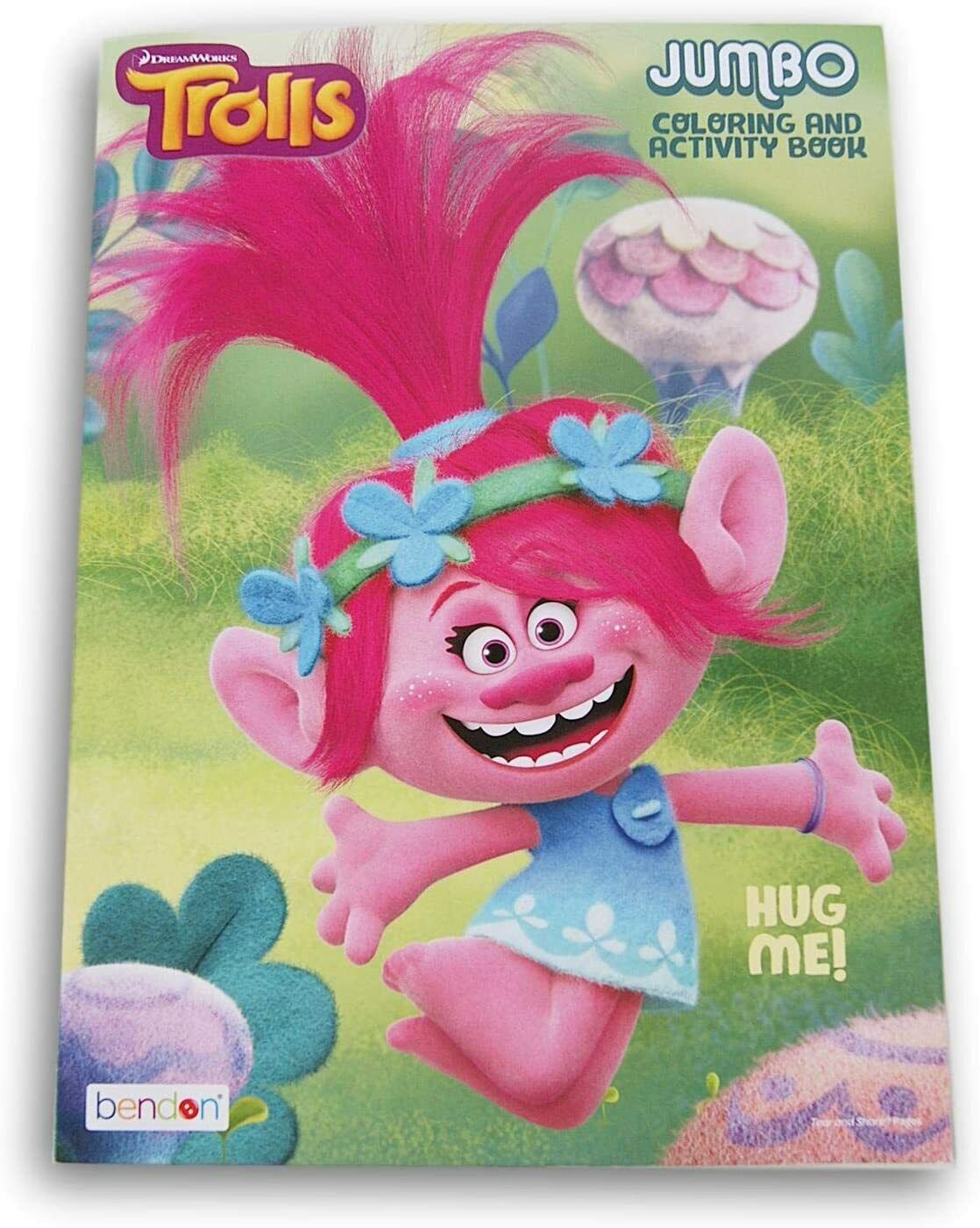 Trolls Hug Me Coloring and Activity Book