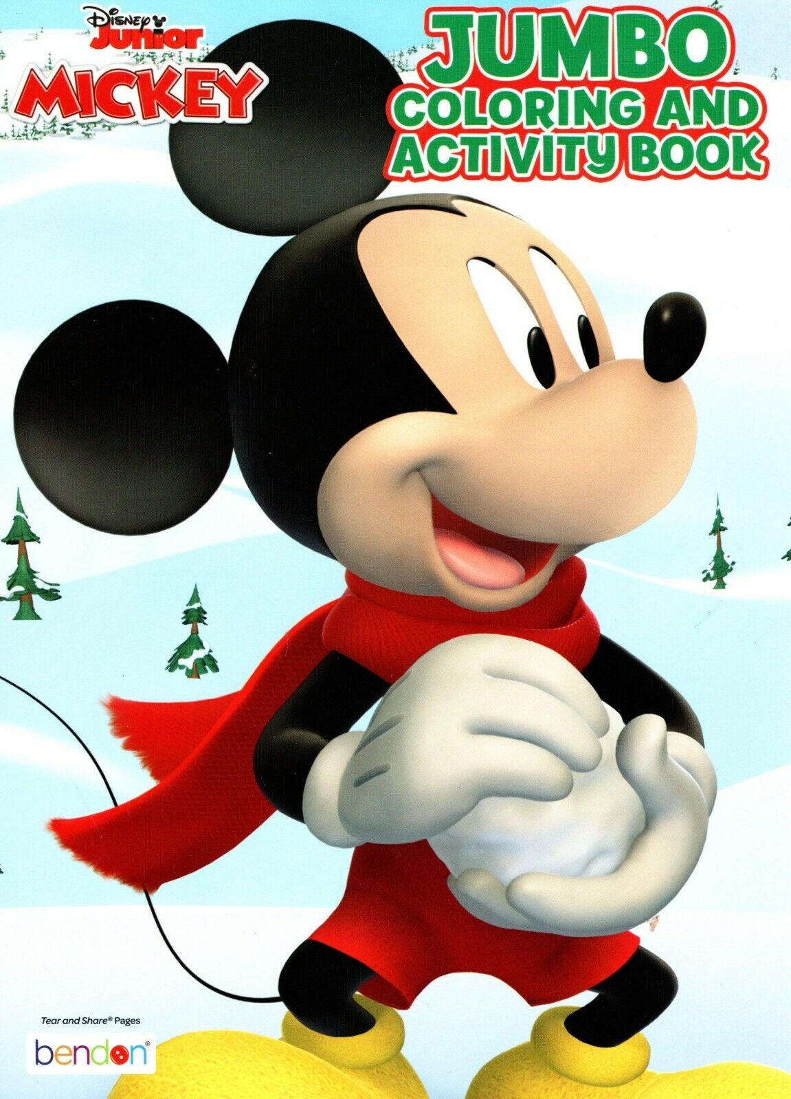 Disney Junior Mickey - Christmas Edition Holiday - Jumbo Coloring Activity Book